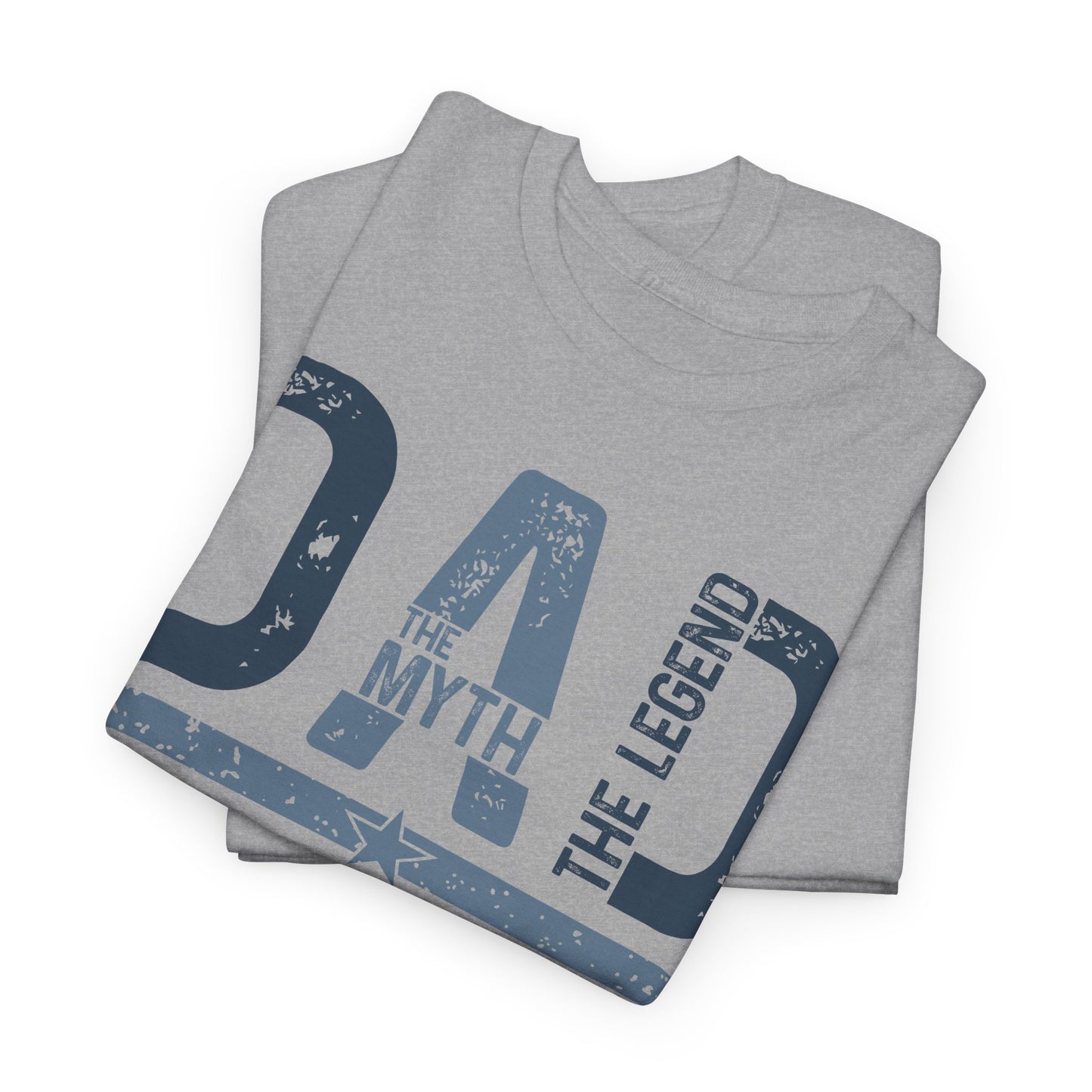 Dad, The Myth - Funny Father's Day T-Shirt | Men's Gildan Heavy Cotton Tee