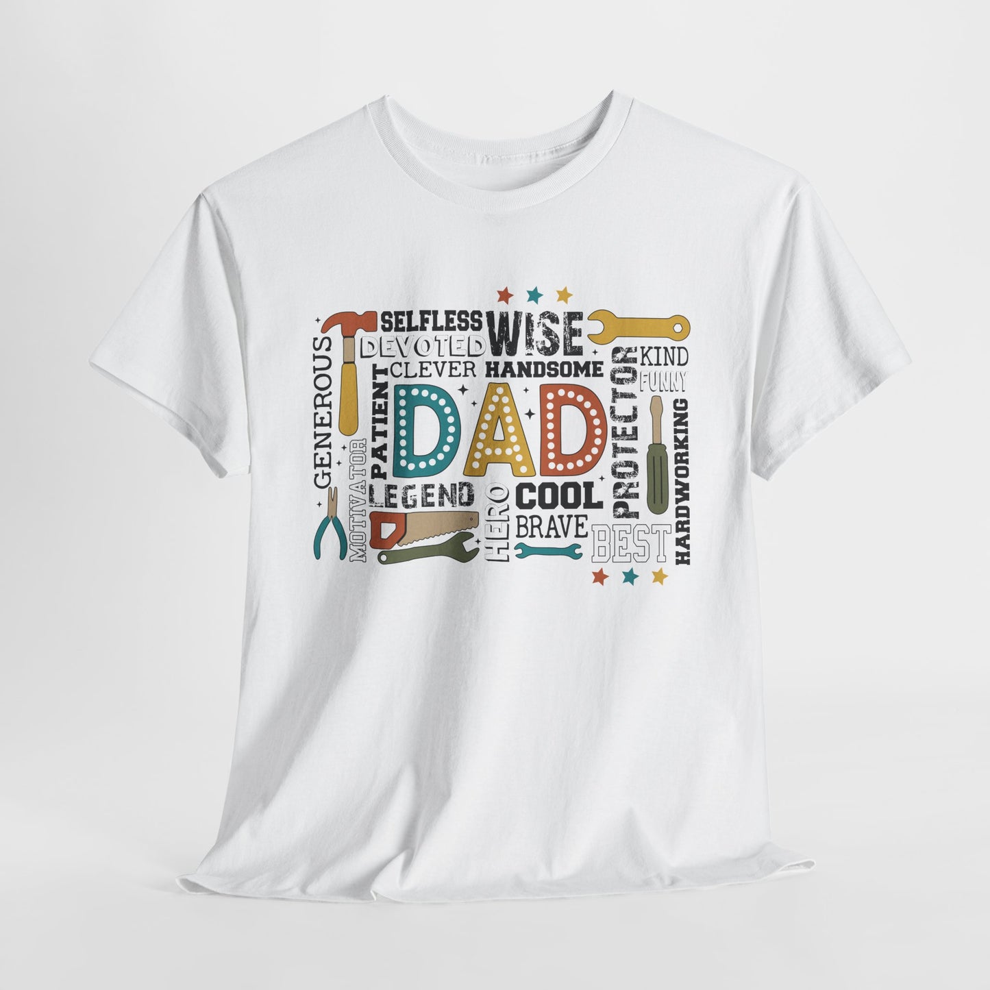 "Encouraging Words About Dad" Men's T-Shirt by Gildan - Heartwarming Gift